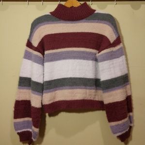 Wild Fable Cropped Striped Sweater